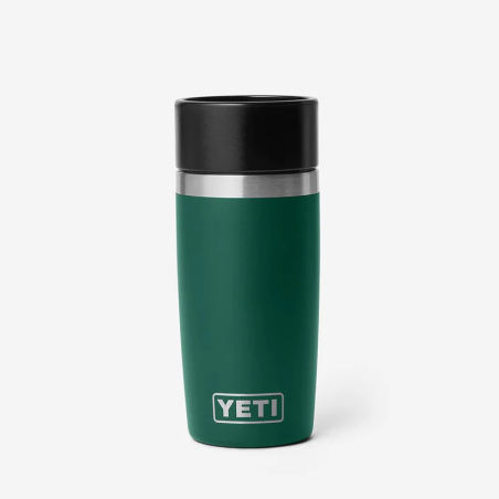 YETI Rambler 12oz Travel Bottle Black Forest Green