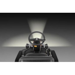 Dual LED lights for improved visibility, both near and remote